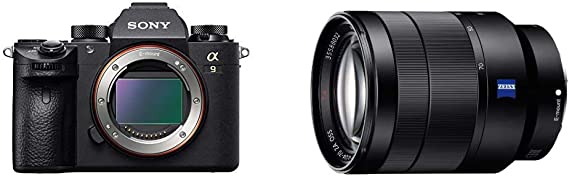 Sony a9 Full Frame Mirrorless Interchangeable-Lens Camera (Body Only) (ILCE9/B),Black with Sony 24-70mm f/4 Vario-Tessar T FE OSS Interchangeable Full Frame Zoom Lens