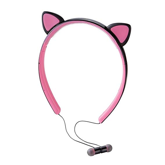 Brookstone Wireless Cat Earbuds with Removable Ears
