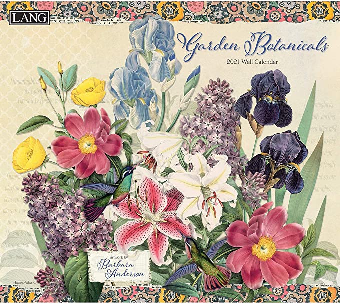 LANG Garden Botanicals 2021 Wall Calendar (21991002014)