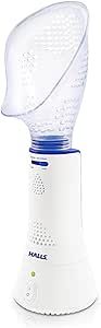 Crane x HALLS Corded Personal Steam Inhaler for Sinus, Congestion, Cough, & Cold Relief, Vapor Pad Compatible, White