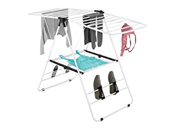 Whitmor Gullwing Drying Rack, Rust-Proof Guarantee, Premium Quality