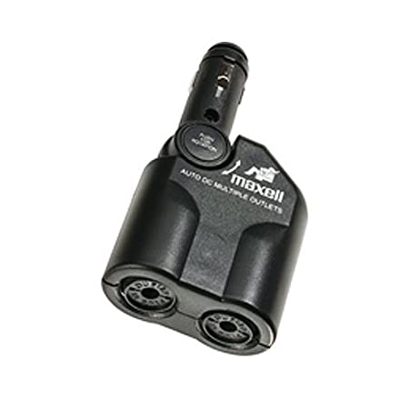 Maxell AUTO DC-2 Universal DC Dual Outlet Power Plug Auto Adapter