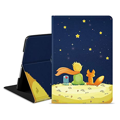 Ayotu iPad 2018/2017 9.7 inch Case,Slim Stand Smart Colorful Cover with Auto Wake and Sleep Smart Protective Cover for iPad 2018/2017 9.7-inch Model-The Boy and Fox