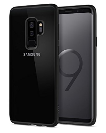 Galaxy S9 Plus Case Spigen Ultra Hybrid - Air Cushion Technology and Clear Hybrid Drop Protection for Samsung Galaxy S9 Plus (2018) - Matte Black