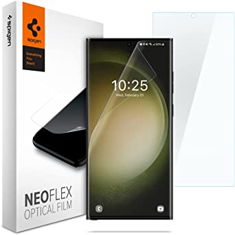 Spigen NeoFlex Screen Protector Designed for Galaxy S23 Ultra (2023) [2 Pack] - Case Friendly