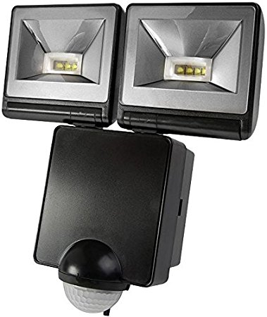 Timeguard LED200PIRB Twin LED PIR Floodlight - Black