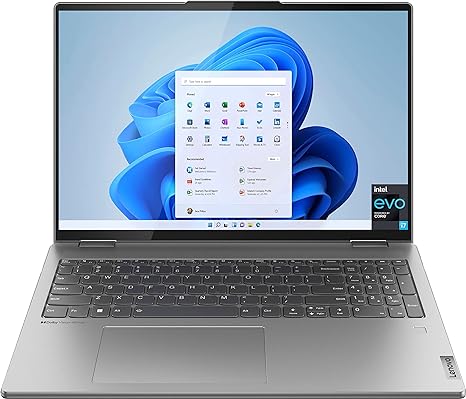 Lenovo Yoga 16" WQXGA (2560x1600) IPS Touchscreen 2-in-1 Laptop | 12th Gen Intel i7-1260P 12-Core | Backlit Keyboard | Fingerprint | Thunderbolt 4 | Wi-Fi 6E | 16GB LPDDR5 1TB SSD | Win10 Home