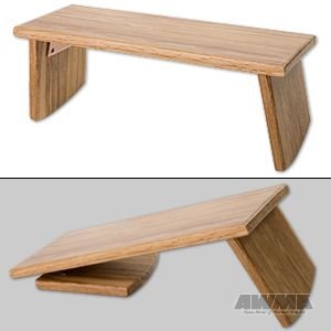 Meditation Bench Portable with Folding Legs