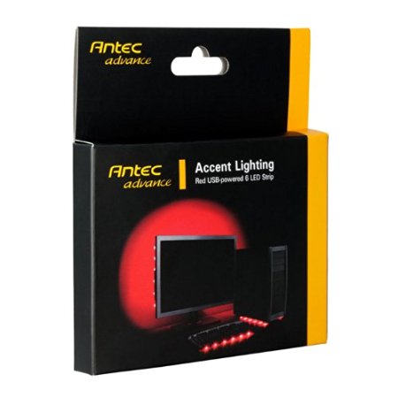 Antec Advance Accent Lighting Red USB-powered 6 LED Strip