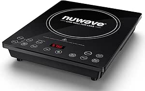 Nuwave Pro Chef, NSF-Certified, Portable Induction Cooktop, 94 Precise Temp Settings, Large 8” Heating Coil, Perfect for Professional & Commercial Settings, Shatter-Proof Ceramic Glass Surface