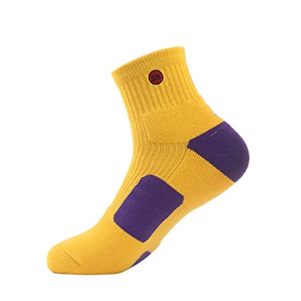 3street Mens's Coolmax Athletic Socks Cushioned Quarter Crew Socks 1-4 Pairs