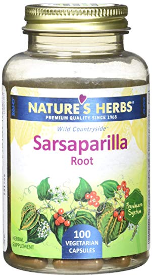 Nature's Herbs Zand Sarsaparilla Root Capsule, 100 Count