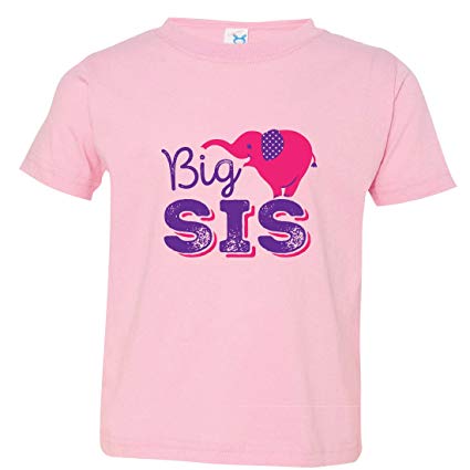 Texas Tees Sibling Shirts for Big Sisters and Little Sister, Big Sister Baseball Shirt