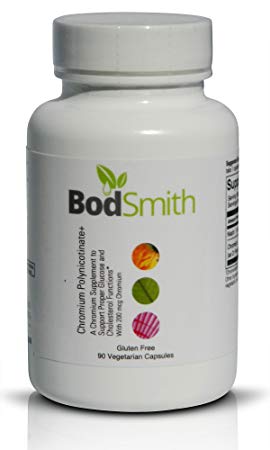 BodSmith Chromium Polynicotinate  Professional grade Premium Quality Supplement