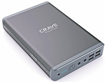Crave PowerPack CRVPP101 50000 mAh,Dual USB and Dual Laptop Ports Ultra-High Density Portable Power Bank