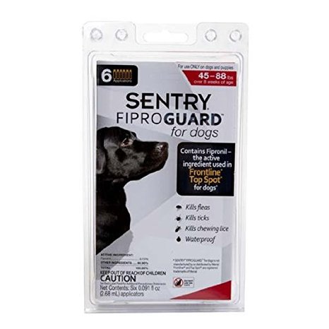 Sentry FiproGuard Topical Flea and Tick for Dogs