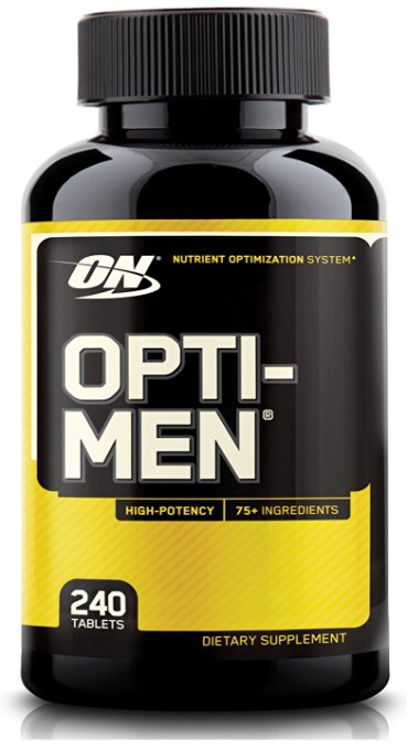 Optimum Nutrition Opti-Men Daily 4-Blend Multivitamins Optimen 240 Tablets