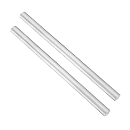 uxcell Aluminum Solid Round Rod Lathe Bar 15mm x 250mm for DIY Craft Tool 2 Pcs