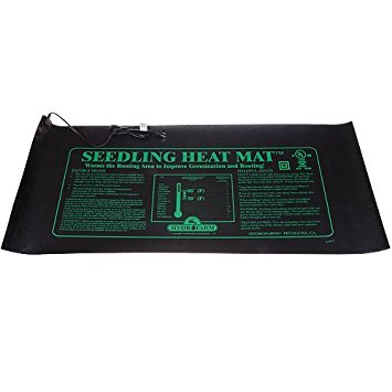 Hydrofarm Seedling Heat Mats, 107 Watts, 48 x 20.75 Inches