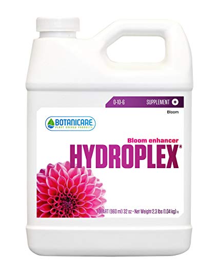 Botanicare HYDROPLEX Bloom Enhancer Plant Supplement 0-10-6 Formula, 1-Quart