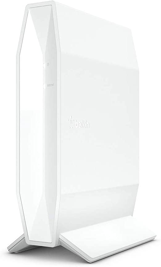 Belkin RT1800 Wi-Fi 6 Router (AX1800, Fast Wireless Dual-Band Router for Streaming and Gaming, Parental Controls, 4 Gigabit Ethernet Ports)