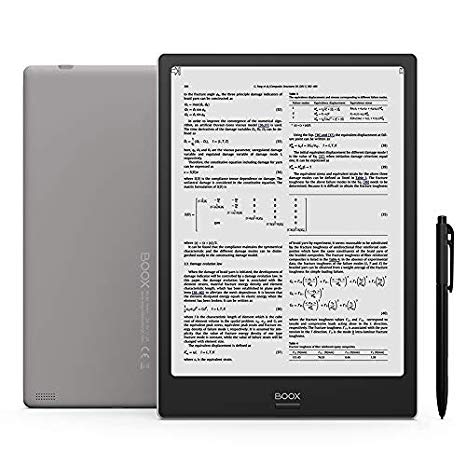 BOOX Upgraded Note Plus 10.3 eReader,Flush Glass Screen,Scratch Resistent,Handwriting Search