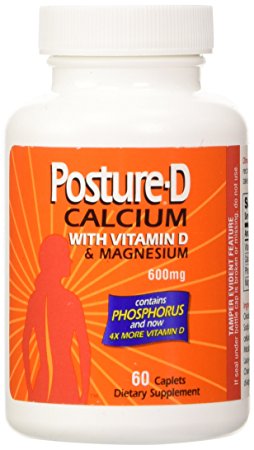 Posture-d Calcium Supplement with Vitamin D600mg-60ea