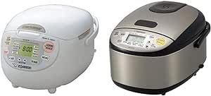 Zojirushi 10-Cup Neuro Fuzzy Rice Cooker and 3-Cup Micom Rice Cooker & Warmer Bundle