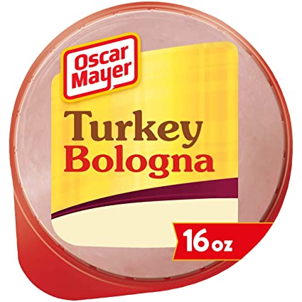 Oscar Mayer Turkey Bologna Sliced Lunch Meat with 50% Lower Fat (16 oz Package)