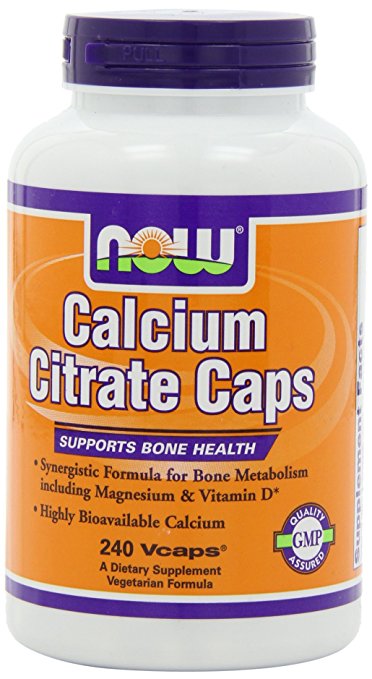 NOW Calcium Citrate,240 Veg Capsules