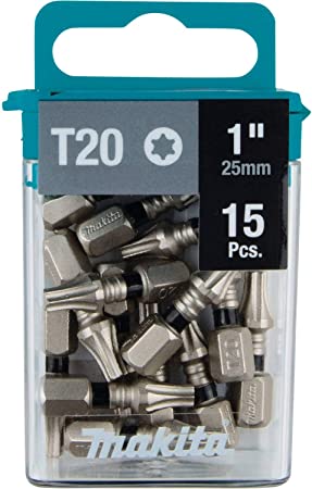 Makita E-00670 Impact XPS T20 Torx, 1" Insert Bit, 15/pk