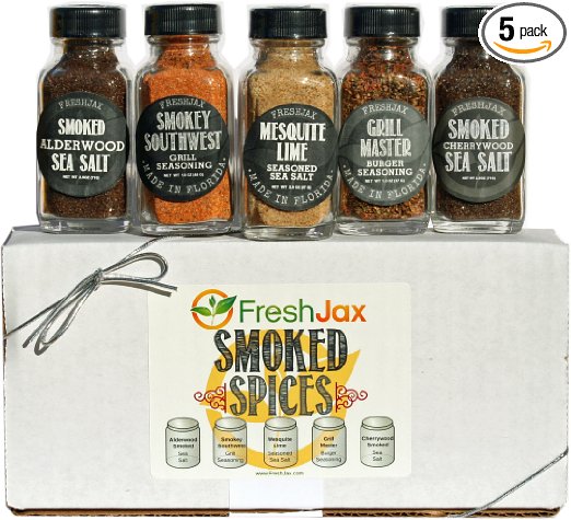 FreshJax Smoked Spices Gift Set, (Set of 5)