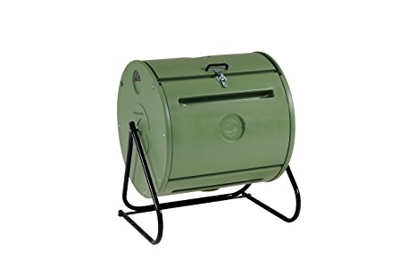 Mantis Easy Spin ComposTumbler CT09001 - Engineered to Make Compost Fast - Holds 37 Gallons - Low Cost per Gallon - Turns Easily - Fits Anywhere