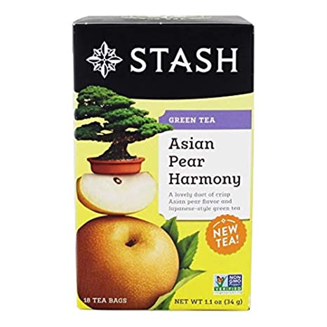 Asian Pear Harmony GreenTea Stash Tea 18 Bag