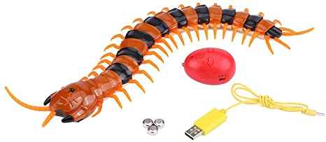 Dilwe RC Centipede Toy, Infrared Remote Control Fake Scolopendra RC Toy