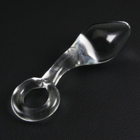 Lavani Glass Clear Crystal Anal Plug Hand Transparent Penis Erotic Toy Sex Toy for Women