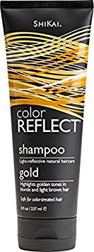 Shikai - Color Reflect Gold Shampoo, Creates an Overall Brightening Effect for Blonde Hair, Adds Weightless Body & Shine, Helps Protect & Extend Color Treated Hair (Unscented, 8 Ounces)