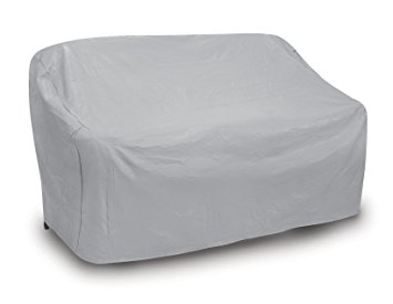 Protective Covers Weatherproof 2 Seat Wicker/Rattan Sofa Cover, Large, Gray