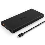 Quick Charge Aukey 15000mAh Portable External Battery Power Bank Fast Charger with Qualcomm Quick Charge 20 for Samsung Galaxy S6  S6 Edge and more - Black
