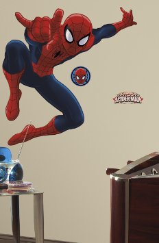RoomMates RMK1796GM Ultimate Spiderman Peel and Stick Giant Wall Decal