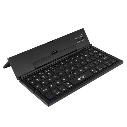 [2016 New Release] Wireless Foldable Portable Bluetooth Keyboard 3.0 for IOS, Android ,Windows, PC, Tablets and Smartphone, Black（lifetime warranty）
