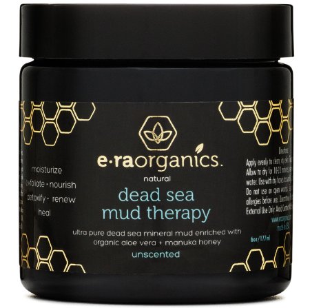 Dead Sea Mud Mask with Organic Aloe Vera Shea Butter Manuka Honey and Hemp Oil 6oz Spa Quality Face Mask to Cleanse and Minimize Pores Moisturize Detoxify and Exfoliate for Acne Anti Aging and More
