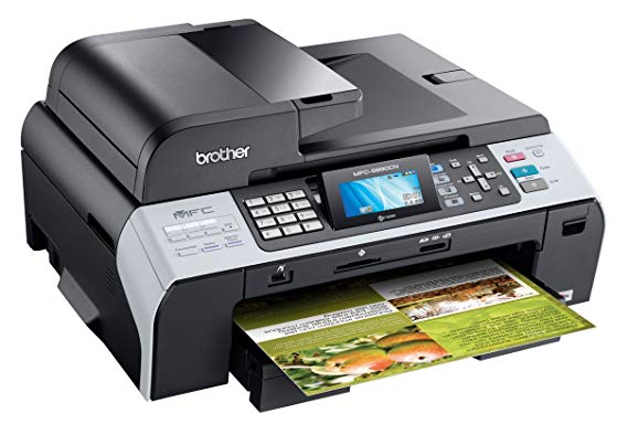 Brother MFC-5890CN Professional-Series Color Inkjet All-in-One with Networking and Large-Size Printing