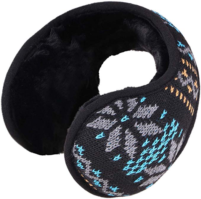 Men Winter Outdoors Ultra-Soft Plush Faux Fur Earmuffs