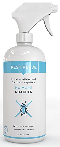 No More Roaches - Natural, Super Strength Roach and Ant Killer Spray - Cockroach Repellent and Deterrent - Eco-friendly and Safe for the Family (32 oz)