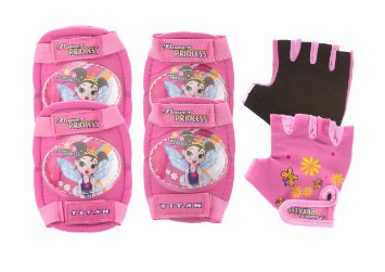 Titan Flower Princess Multi-Sport Pink Pad Set