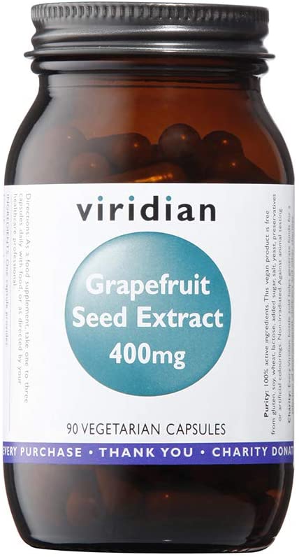 Viridian Grapefruit Seed Extract* 400mg Veg Caps 90