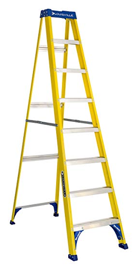 Louisville Ladder 8-Foot Fiberglass Step Ladder, 250-Pound Capacity, Type IA, FS2008