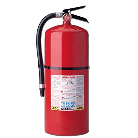 Kidde 466206 Pro 20 MP Fire Extinguisher, UL Rated 10-A, 80-B:C, Red