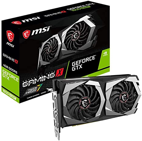 MSI GeForce GTX 1650 Super Gaming X Graphics Card '4 GB, GDDR6, 1755 MHz, 3 x DisplayPort, 1 x HDMI, TORX Fan 3.0, Twin Frozr 7 Thermal Design'